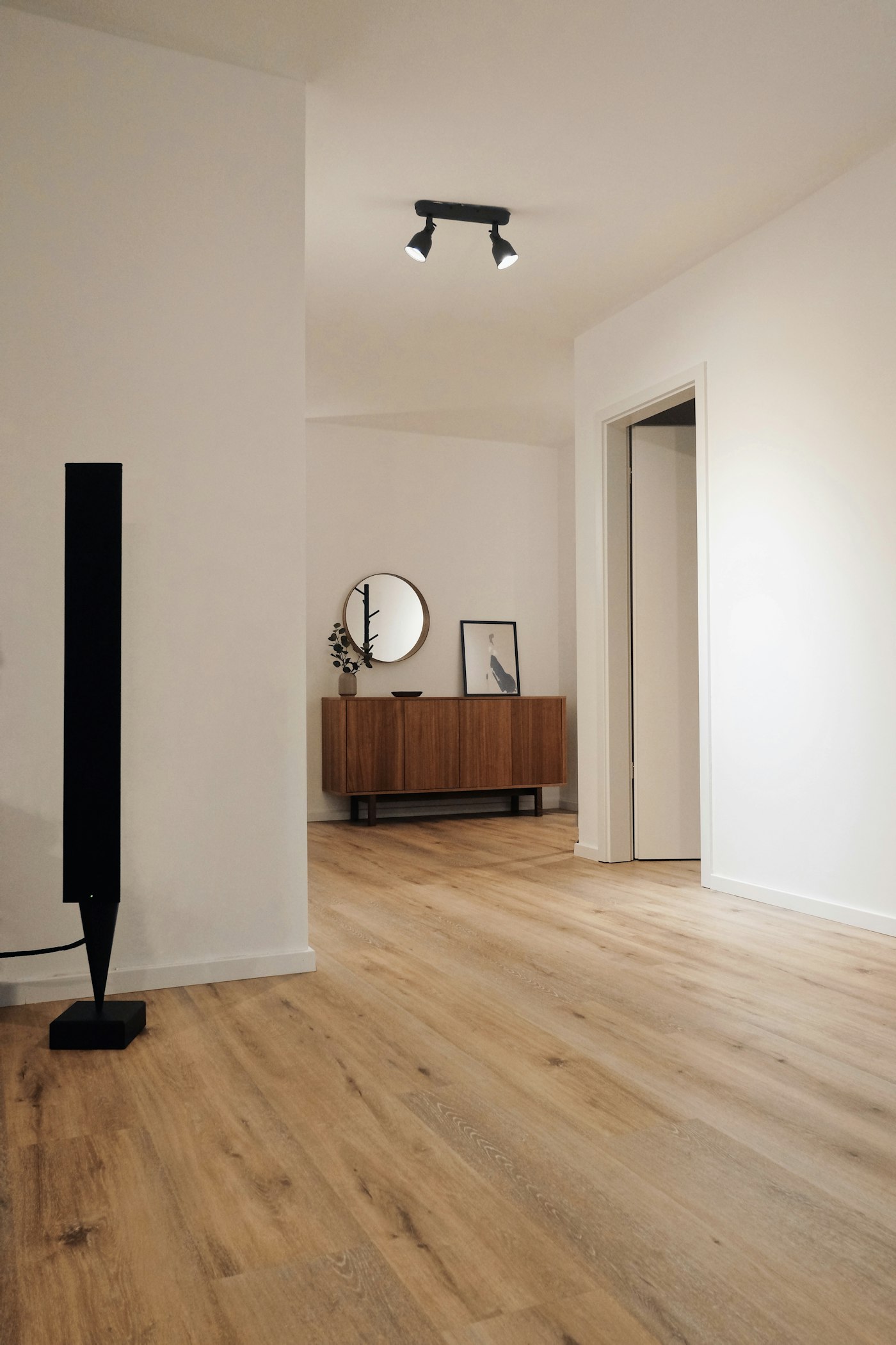 Suelo de parquet instalado